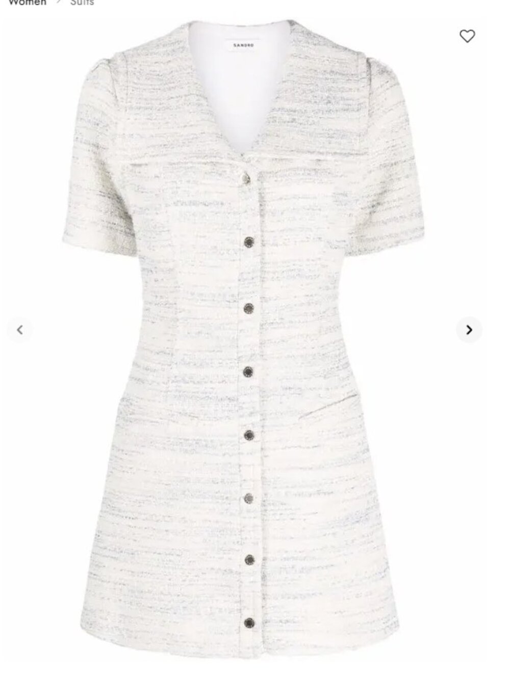 Sandro Bethany Tweed Dress 💙 🤍